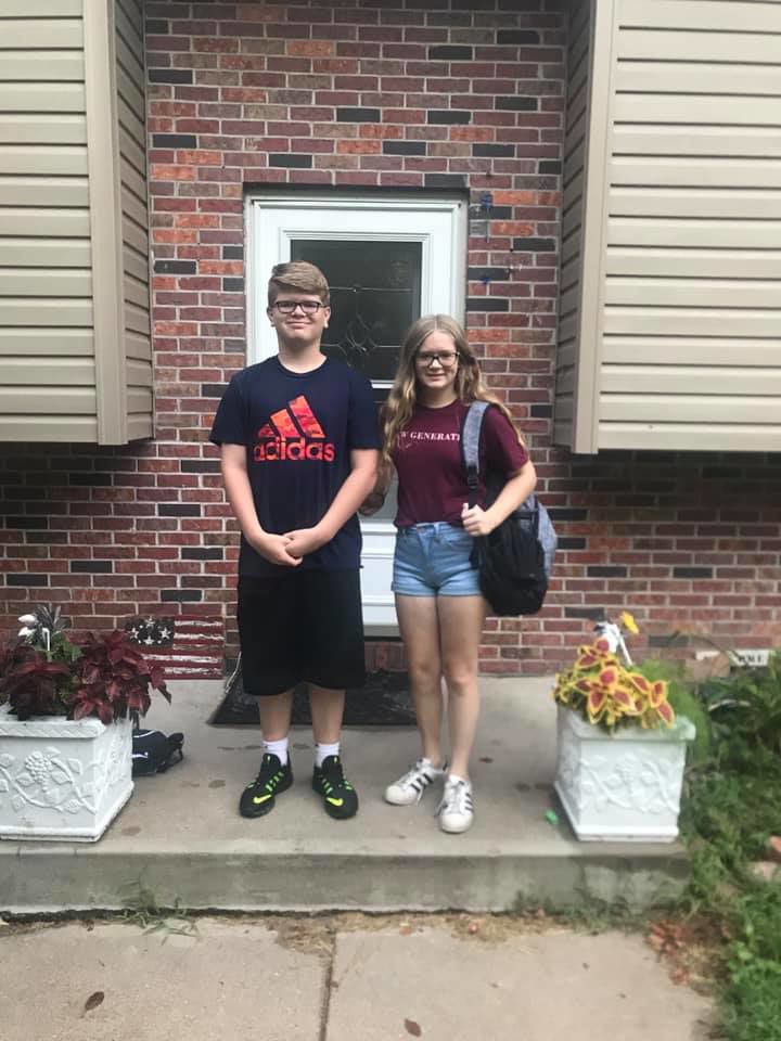 Seth freshman at Northeast Ella 6th grader at Mickle